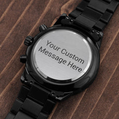 Timeless Moments Personalized Watch – Engrave Your Story