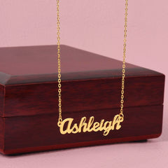 Customizable - Classic Style Name Necklace