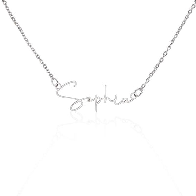 Customizable - Signature Style Name Necklace