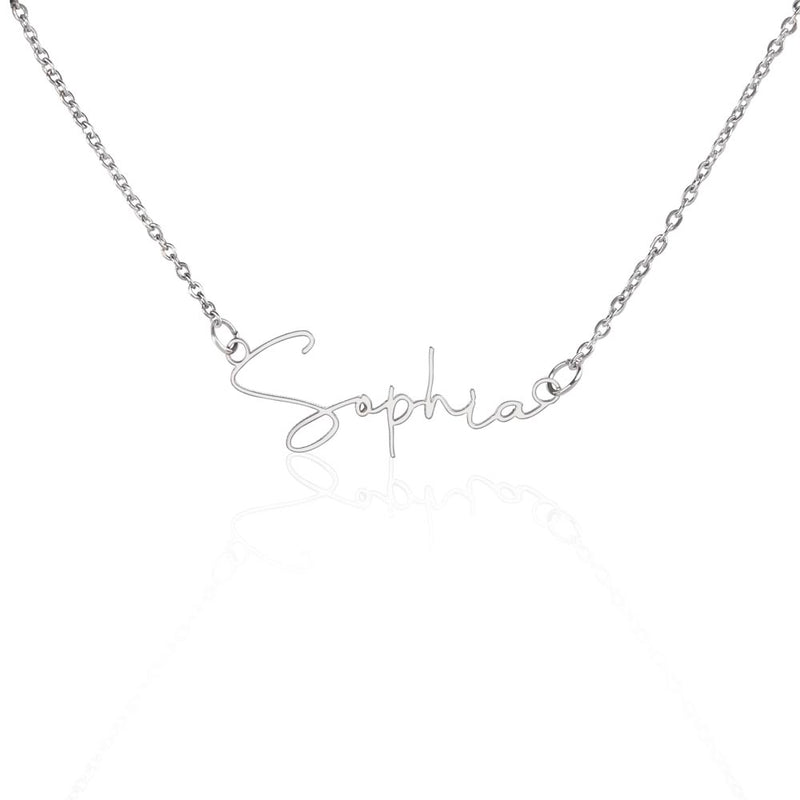 Customizable - Signature Style Name Necklace