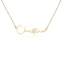 Customizable - Signature Style Name Necklace