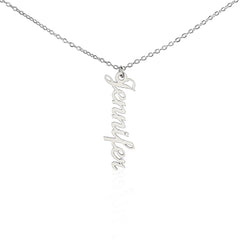 Customizable - Classic Vertical Name Necklace