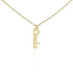 Customizable - Classic Vertical Name Necklace