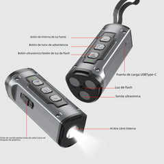 Ultrasonic Dog Repeller with Flashlight Feature